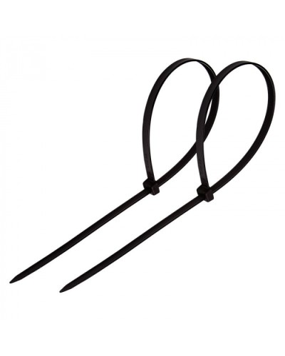 Стяжка нейлоновая неоткрывающаяся, безгалогенная (halogen free) 150x3.6мм, черная (100 шт) в Иваново Стяжки-хомуты Pintop.ru