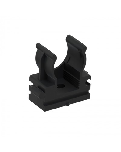 CFQ16 Держатель (клипса) для труб, для монтажного пистолета D16мм, цвет чёрный (50шт) Экопласт (41516BL) в Иваново Держатели, клипсы, скобы Pintop.ru
