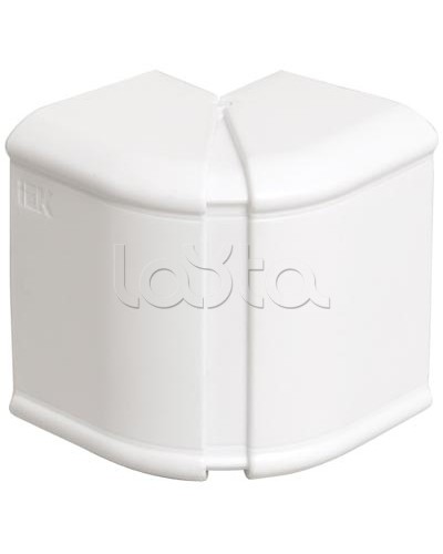 Угол изменяемый внешний для соединения двух кабель-каналов типоразмера 100х60 IEK (CKK-40D-W-100-060-K01) в Иваново Аксессуары для кабель-канала Pintop.ru