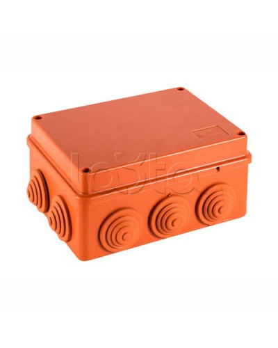 JBS150 Коробка огн. E110, о/п 150х110х70мм, без галогена, 10 вых., IP55, 5P, (0,15-2,5 мм2), цвет оранж. Экопласт (43099HF) в Иваново Коробки (ОКЛ) Экопласт Pintop.ru