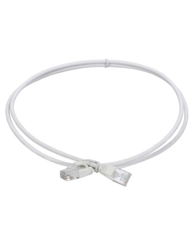 ITK Коммутационный шнур кат.5E UTP LSZH 1,5м slim язычок бел (PC08-C5EUL-1M5-SL-WT) в Иваново Патч-корды и пигтейлы Pintop.ru