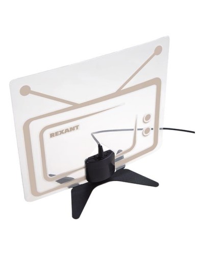 Антенна комнатная «Активная» для цифрового телевидения DVB-T2, Ag-717 REXANT 34-0717 в Иваново Системы видеонаблюдения Pintop.ru