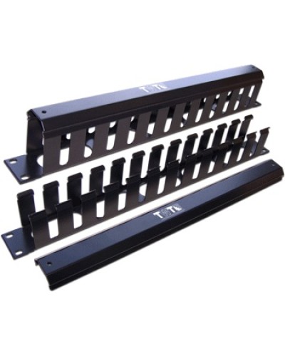Органайзер кабельный горизонтальный 19 c крышкой, 2U TWT TWT-ORG/CV-2U в Иваново Кабельные органайзеры Pintop.ru