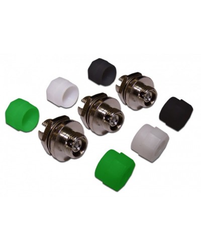 Адаптер оптический SC без фланцев, OM3, симплексный LANMASTER LAN-SC/NF-AM-OM3 в Иваново Коннекторы Pintop.ru