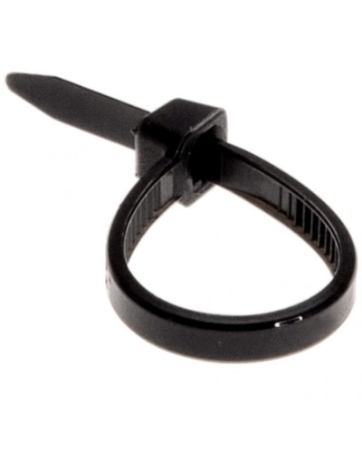 Хомут-стяжка нейлоновый 2.5х100 мм чёрный (100шт/уп) REXANT 07-0101 в Иваново Стяжки-хомуты Pintop.ru