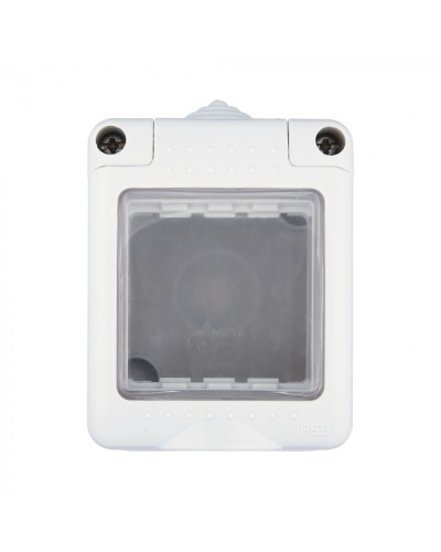 Коробка для о/п, герметичная с прозрачной, силиконовой панелью, 45х45мм IP55 (серый) LK45 (855003) в Иваново Распределительные коробки Pintop.ru