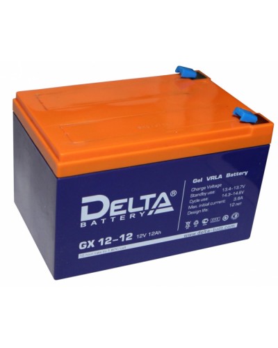 Аккумулятор свинцово-кислотный Delta GX 12-12 в Иваново Электротехническое оборудование Pintop.ru