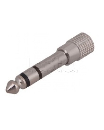 Переходник штекер 6.3мм стерео - гнездо 3.5мм стерео (металл) (50шт/уп) REXANT 14-0205 в Иваново Коннекторы Pintop.ru