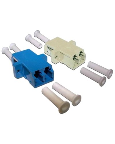 Адаптер оптический LANMASTER LC, MM, корпус SC без фланцев, дуплексный LANMASTER LAN-2LCS/NF-AM-MM в Иваново Коммутационные изделия Pintop.ru