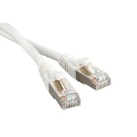 Патч-корд экранированный Hyperline PC-LPM-STP-RJ45-RJ45-C5e-10M-LSZH-WH
