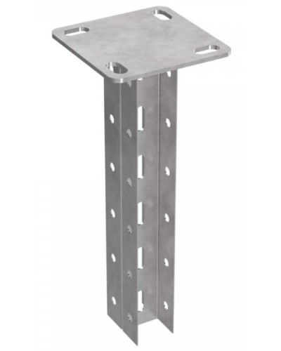 Стойка потолочная для средних нагрузок 35х30х500 пятка 120х120 Промрукав (PR08.2423) в Иваново Аксессуары для лотков Pintop.ru