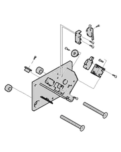 Механические упоры концевых положений G4040 G4041 в сборе Came 119RIG177 в Иваново Запчасти для шлагбаумов и автоматики Pintop.ru