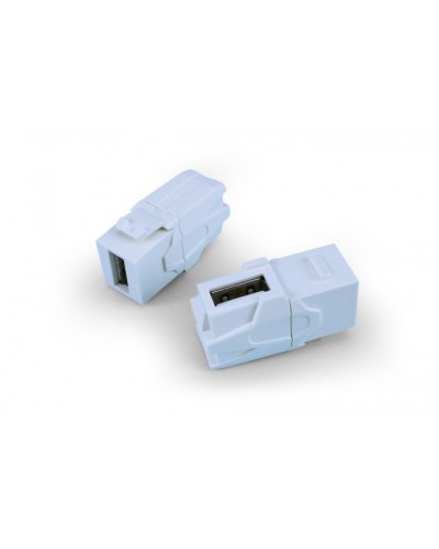 Вставка формата Keystone Jack Hyperline (KJ1-USB-VA2-WH) в Иваново Кроссы оптические Pintop.ru