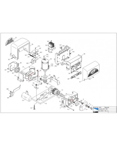 Корпус RE432 Came 119RIR145 в Иваново Запчасти для шлагбаумов и автоматики Pintop.ru