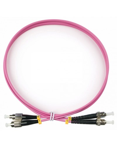 Шнур оптический duplex FC-ST 50/125 mm OM4 1,5м LSZH Cabeus FOP-50-OM4-FC-ST-1,5m в Иваново Патч-корды оптические Pintop.ru