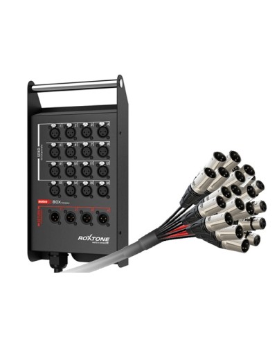 Кабель многожильный со сценической коробкой, с разъемами Roxtone+Neutrik ROXTONE STBN1604L35 в Иваново Аксессуары для СОУЭ Pintop.ru