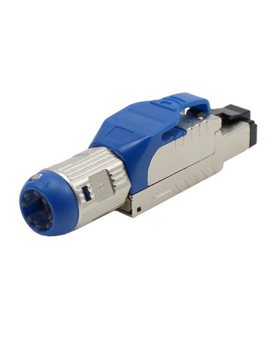 Разъем полевой оконцовки RJ-45 8P8C Hyperline PLUE-8P8C-S-C8-SH-BL в Иваново Коннекторы и разъемы Pintop.ru