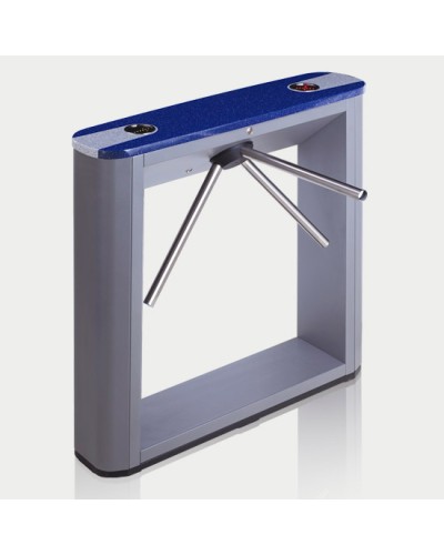 Турникет тумбовый электромеханический со стандартными планками, синей крышкой PERCo-TTD-03.1G (стандартные планки, синяя крышка) в Иваново Турникеты Pintop.ru