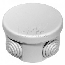 Коробка распределительная для о/п безгалогенная (HF) 65х40 (200шт/кор) Промрукав (40-0100)