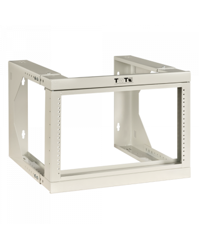 Рама настенная 19, с регулируемой глубиной 461-664 мм, 6U, серая TWT (TWT-FRWAJ-6U-GY) в Иваново Аксессуары для стоек и шкафов Pintop.ru