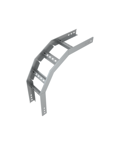 Угол лестничный вертикальный внешний 90 гр. 100х150х1,2 мм HD85 КМ-профиль (LVL90-100-150-1.2 HD85) в Иваново Аксессуары для лотков Pintop.ru