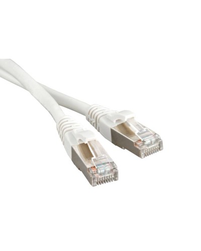 Патч-корд экранированный Hyperline PC-LPM-STP-RJ45-RJ45-C5e-10M-LSZH-WH в Иваново Патчкорды (медные) Pintop.ru