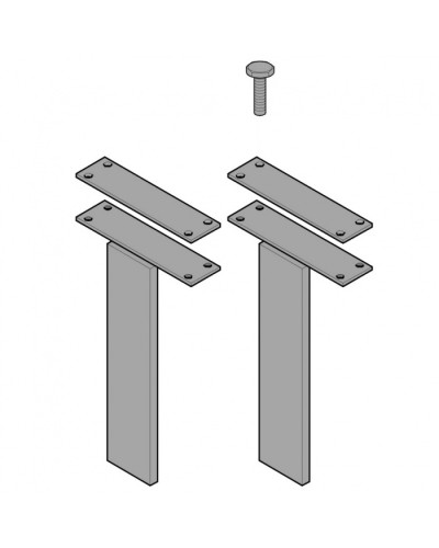 Кронштейны крепления створок C003 Came 119RICX014 в Иваново Запчасти для шлагбаумов и автоматики Pintop.ru