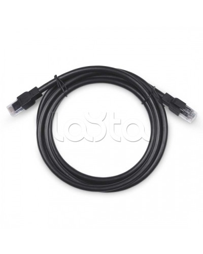 Патч-корд U/UTP, категория 6a, 2xRJ45/8p8c, неэкран. армир. гофр. стальной лентой, черный, РЕ, внешний, 3м Cabeus PC-ARM-UTP-RJ45-Cat.6a-3m-PE в Иваново Патчкорды (медные) Pintop.ru