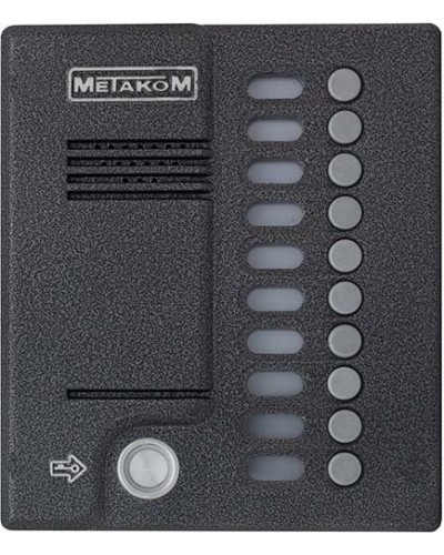 Блок вызова домофона Метаком MК10.2-TM4EV в Иваново Вызывные видеопанели малоабонентные Pintop.ru