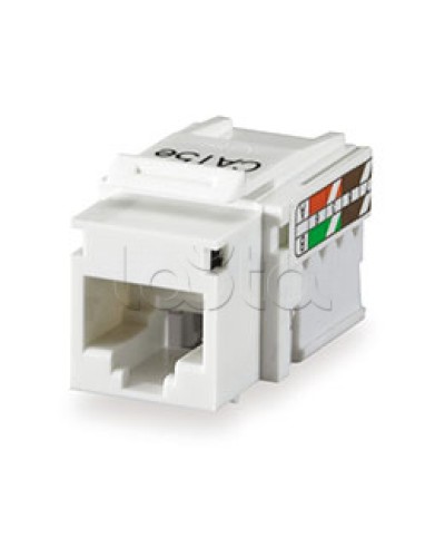 RJ-45 Модуль инф.розетки 110/Krone 5e кат.,бел. CL-0006 Экопласт (87545) в Иваново Кроссовое оборудование тип Krone Pintop.ru