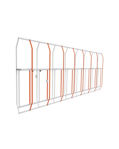 Шторка стрелы шлагбаумов GT высотой 1,3 м (модуль 1721 мм) Came 803XA-0350 в Иваново Запчасти для шлагбаумов и автоматики Pintop.ru