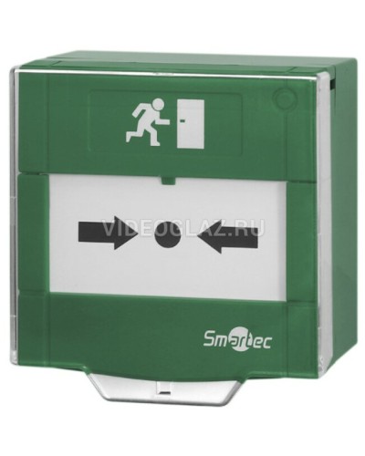 Устройство разблокировки двери с восстанавливаемой вставкой Smartec ST-ER105D-GN в Иваново Кнопки выхода Pintop.ru