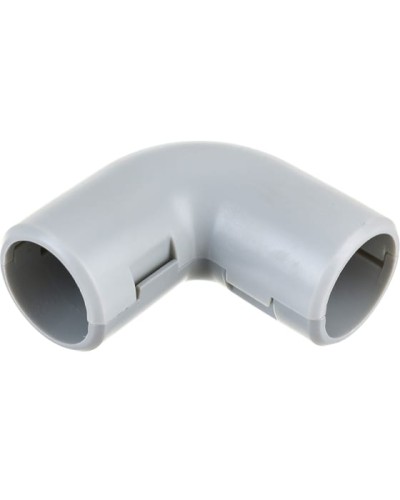 CI20G Угол 90 гр.(2част.) для труб D20мм, цвет белый (1уп = 25шт) Экопласт (41220-25W) в Иваново Повороты, муфты, тройники Pintop.ru