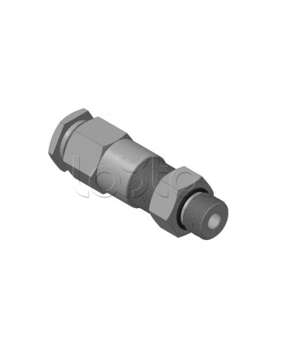 Кабельный ввод для бронированного кабеля с двойным уплотнением, резьбой G1/2, внешним диаметром кабеля D=8-12 мм и проходным диаметром кабеля d=4-8 мм Спектрон КВБ-12/8-2У-М-G1/2 в Иваново Аксессуары для кабель-канала Pintop.ru