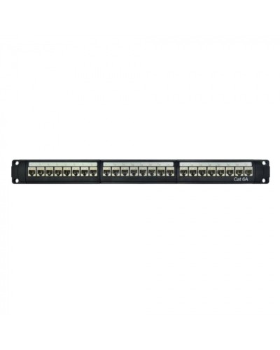 Патч-панель модульная 19, 1U, CAT6A, 24 порта RJ45, экранированная DKC RN6APPF24 в Иваново Патч панель Pintop.ru