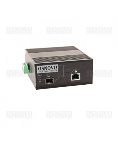 Медиаконвертер Gigabit Ethernet с поддержкой PoE OSNOVO OMC-1000-11X/I в Иваново Медиаконвертеры Pintop.ru