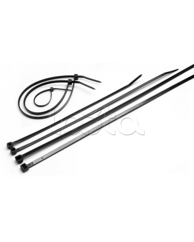 Стяжка нейлоновая неоткрывающаяся, безгалогенная (halogen free), 250x3.6мм, черная, outdoor (100 шт) Cabeus GTOUT-250 в Иваново Стяжки-хомуты Pintop.ru