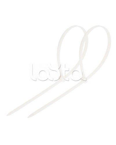 Стяжка нейлоновая неоткрывающаяся, безгалогенная (halogen free) 300x3.6мм, белая (100 шт) в Иваново Стяжки-хомуты Pintop.ru