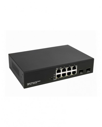 PoE коммутатор Gigabit Ethernet на 8 RJ45 + 2 SFP порта NST NS-SW-8G2G-P в Иваново Коммутаторы Pintop.ru