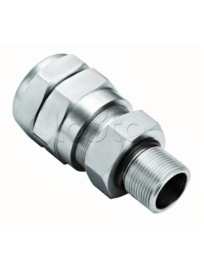 Кабельный ввод для бронированного кабеля с уплотнением внутренней оболочки кабеля резьбой G1/2, внешним диаметром кабеля D от 11 до 15 мм и проходным диаметром кабеля d= 6-10 мм Спектрон КВБ-15/10-М-G1/2 в Иваново Аксессуары для кабель-канала Pintop.r