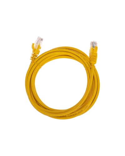 Патч-корд U/UTP, CAT 5e, RJ45-RJ45, 26AWG, LSZH, желтый, 3м REXANT 02-0105-3 в Иваново Патчкорды (медные) Pintop.ru
