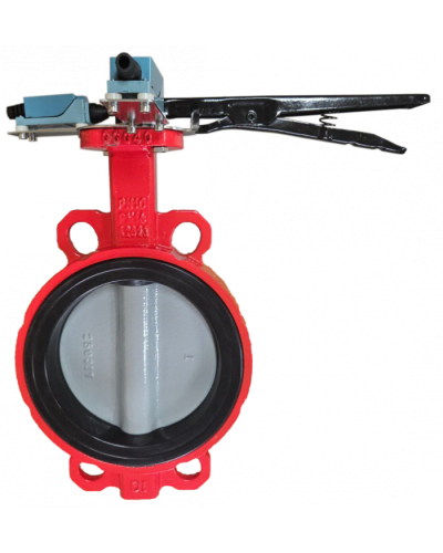 Затвор дисковый межфланцевый Зт50/1.6-УФ.УХЛ4-Аква-Гефест с рукояткой в Иваново Затворы дисковые Pintop.ru