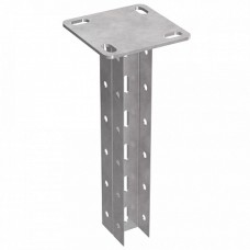 Стойка двойная потолочная 45х30х2500 пятка 120х120 Промрукав (PR08.5157)