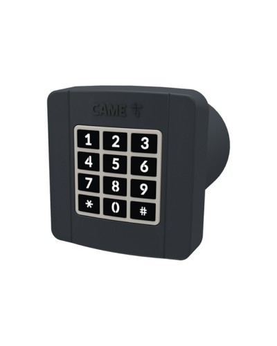 Проводная встраиваемая кодонаборная клавиатура Came 806SL-0290 - SELT2BDG, подключаемая к шине CXN, 12 кнопок, синяя подсветка, RAL7024 в Иваново Запчасти для шлагбаумов и автоматики Pintop.ru