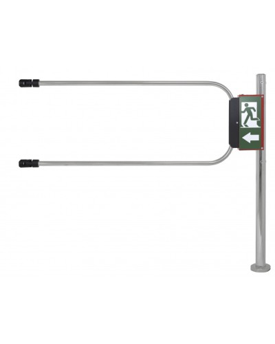 Smartec ST-GR012EC-CR - Калитка аварийного выхода с электромагнитом, хромированная, в комплекте стойка 1000 х D50 мм и створка 1200 х D25 мм. в Иваново Калитки Pintop.ru