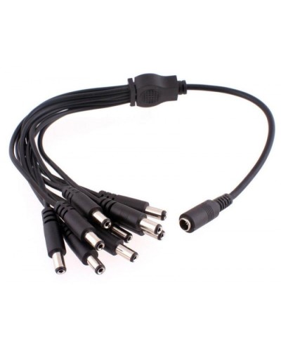 Разветвитель питания на 9 разъемов 2,1*5,5 мм REXANT (14-0317) в Иваново Системы видеонаблюдения Pintop.ru