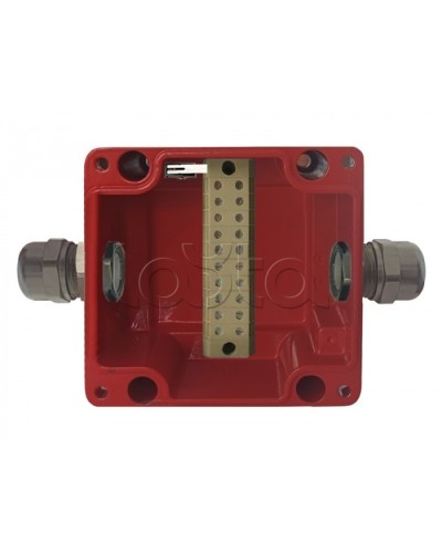 Коробка соединительная Магнито-контакт МКС 2ВК «МОРОЗ» цвет красный, с датчиком вскрытия корпуса (тампером), IP66/IP68 в Иваново Распределительные коробки Pintop.ru