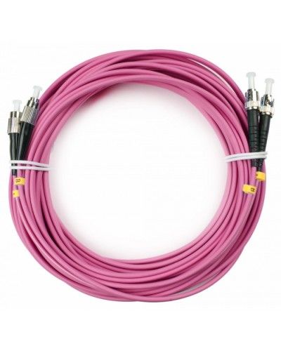 Шнур оптический duplex FC-ST 50/125 mm OM4 20м LSZH Cabeus FOP-50-OM4-FC-ST-20m в Иваново Патч-корды оптические Pintop.ru