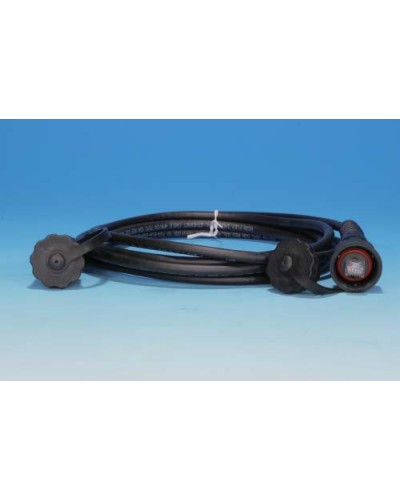 Патч-корд промышленный Hyperline PC-IE-LPM-STP-RJ45-RJ45-C5e-1M-BK в Иваново Патчкорды (медные) Pintop.ru