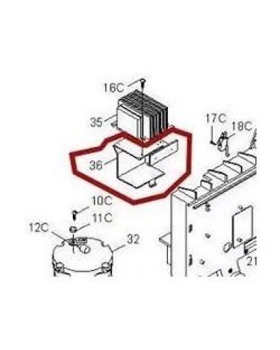 Кронштейн крепления аккумуляторов BX-P Came 119RIBX036 в Иваново Запчасти для шлагбаумов и автоматики Pintop.ru